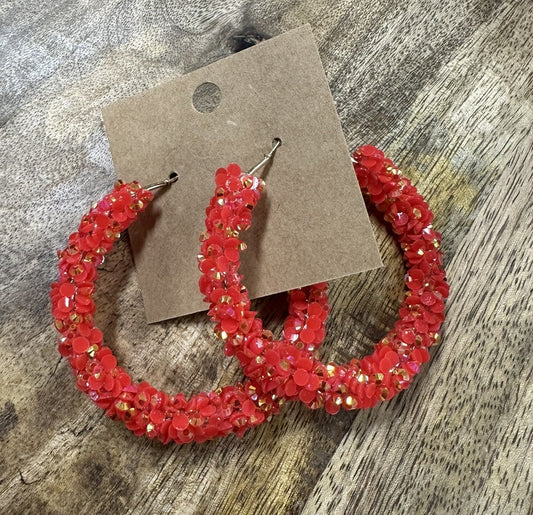 Perfectly Coral Earrings